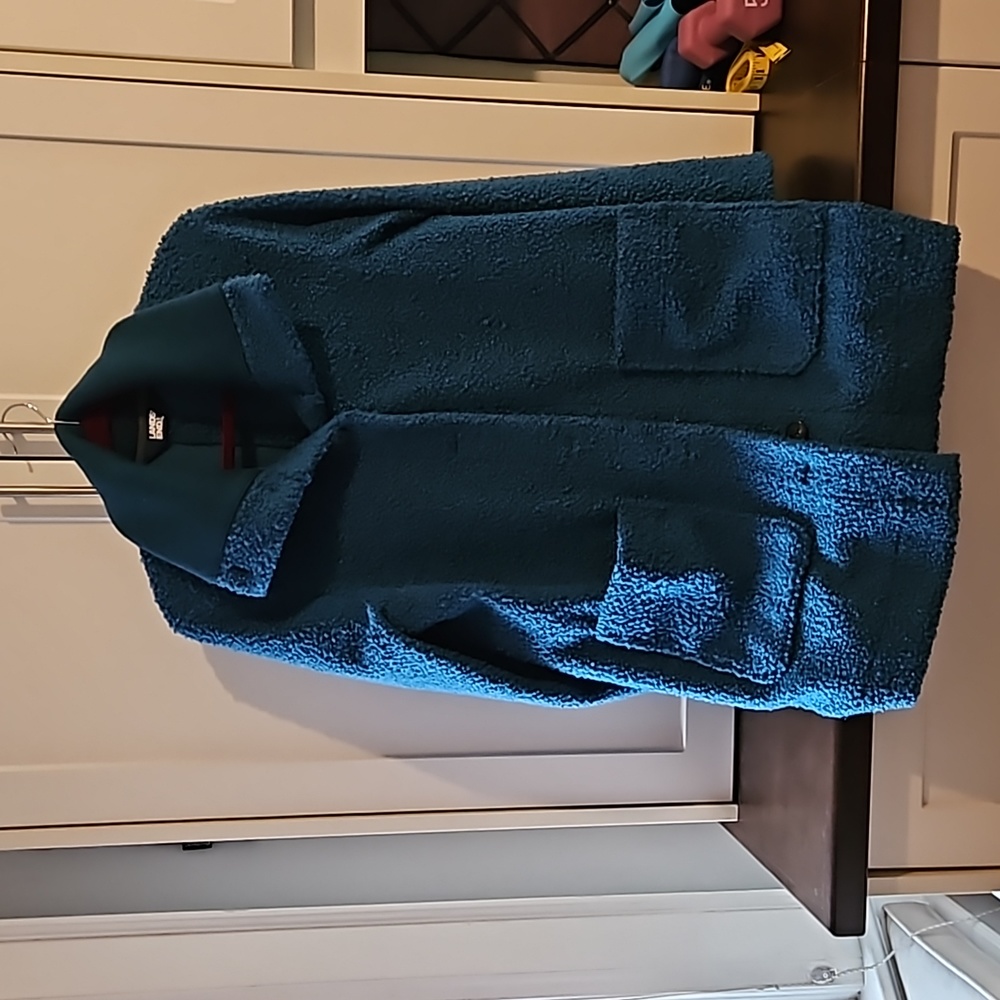 Land's End Teal coat
